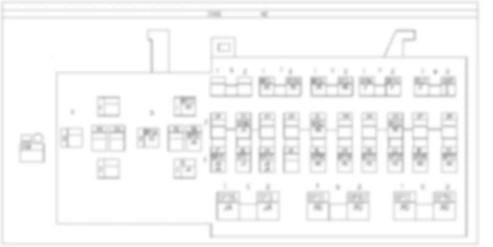 Электросхема ЩИТОК РЕЛЕ САЛОНА для Renault Megane II 2003-2009 2004-07 ...